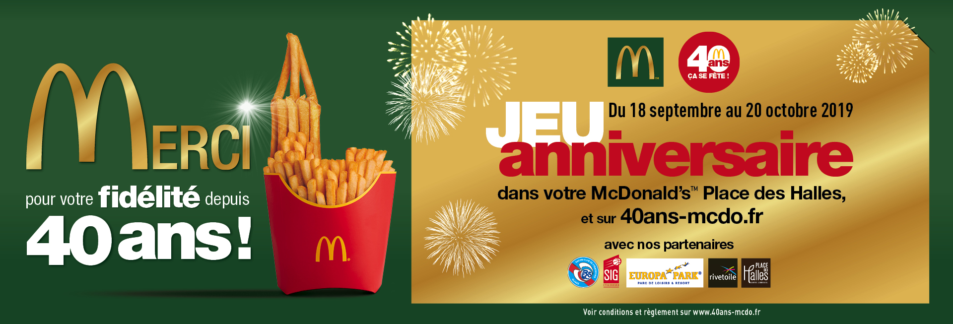 40 Ans De Mcdonald S Place Des Halles Centre Commercial Strasbourg